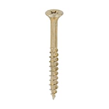Timco - Velocity Premium Multi-Use Screws - PZ - Double Countersunk - Yellow  (Size 5.0 x 50 - 200 Pieces)