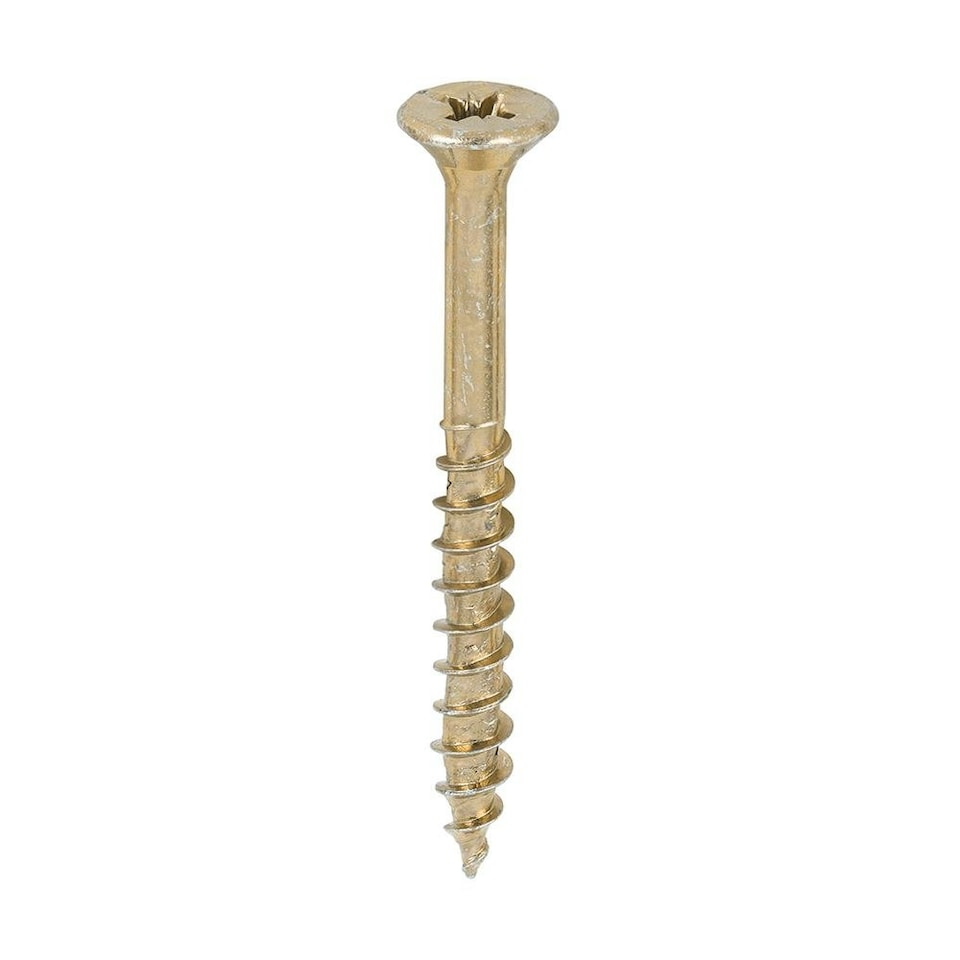 image 1 of Timco - Velocity Premium Multi-Use Screws - PZ - Double Countersunk - Yellow  (Size 5.0 x 50 - 200 Pieces)