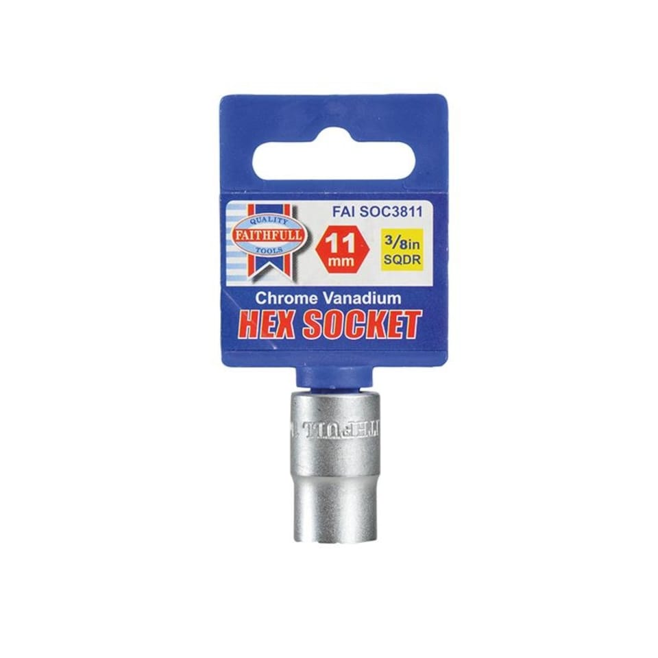 image 1 of Faithfull Hexagon Socket Metric | Multi | Multi Colour | 11mm | 1