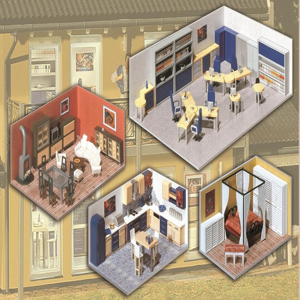 image 1 of GM Structures Fordhampton Building Interiors Kit