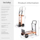 image 6 of Sack Barrow - 2 in 1 hand truck, 80 kg load capacity