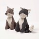 image 1 of Homescapes Fox Door Stop - Set of 2 - Animal Door Stops