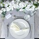 image 5 of Argon Tableware Hammered Charger Plate - 33cm - Silver