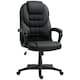 image 1 of HOMCOM Executive Office Chair, PU Leather High Back Desk Chair, Swivel Computer Chair with Adjustable Height and Tilt Function, Black
