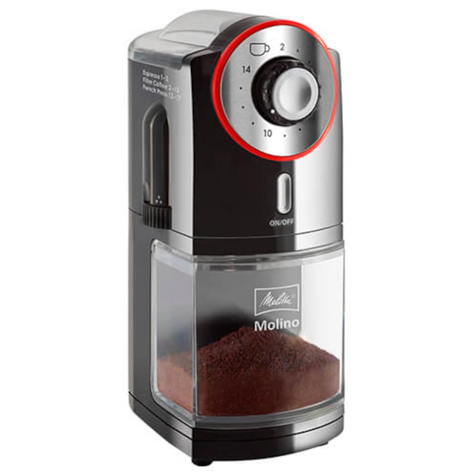 image 1 of Melitta Molino Electrical Coffee Grinder Black