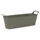 image 5 of Herb Pots with Handles Plastic Flexi Planter Flower Box Indoor Outdoor Patio Troughs | Green | 4 Pcs Green