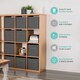 image 3 of Foldable Storage Cubes Set of 6 Grey