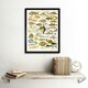 image 2 of Millot Encyclopedia Page Variety Sea Fish 12x16" Framed Wall Art Print