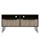image 3 of Core Products Nevada, Wide Screen TV Rack With 4 Doors H60.6cm x W123.5cm x D38.6cm Brown