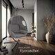 image 9 of Hanging Egg Chair Anika - with frame and extra thick seat cushion | Grey | anthracite | One Size | 1