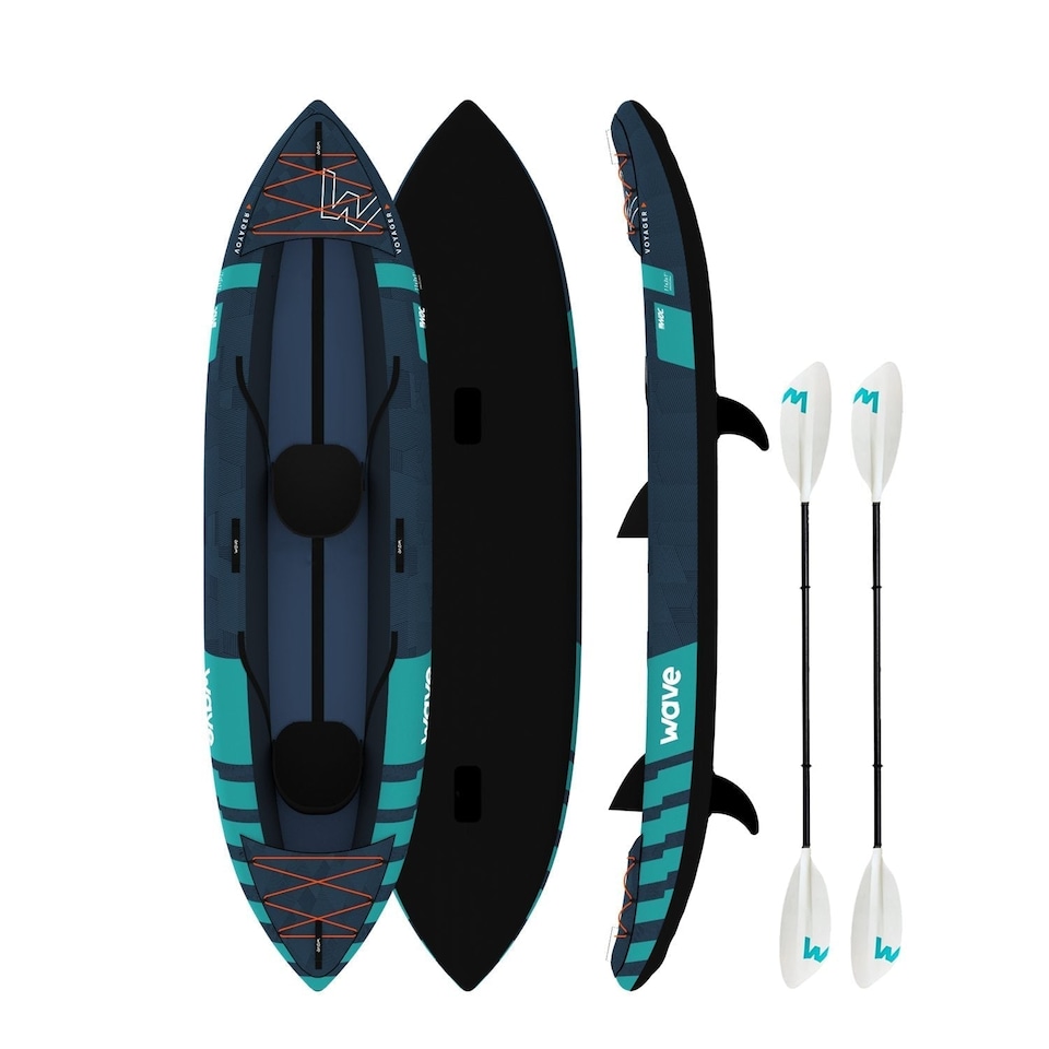 image 1 of Wave Voyager, Inflatable Kayak, Oxford Cloth | 2 Person