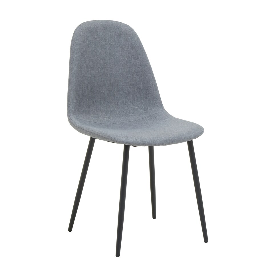 image 1 of Interiors by Premier Salford Grey Fabric Dining Chair