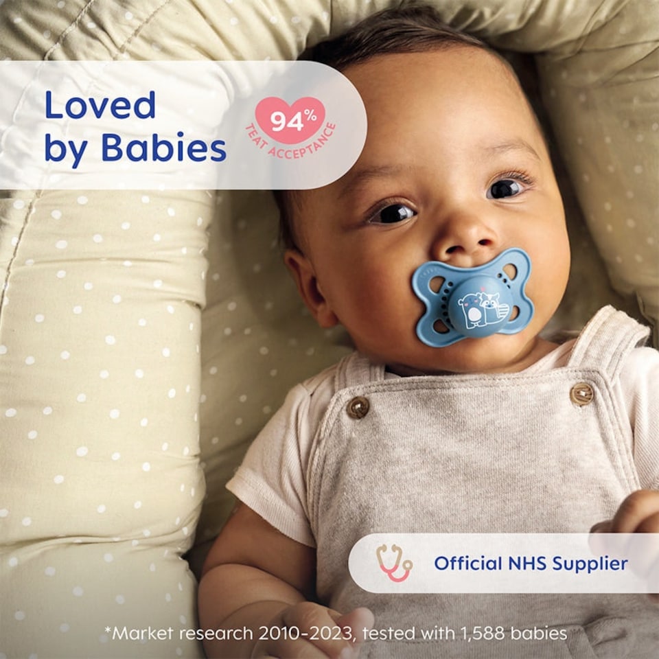 image 1 of MAM Original Soother Unisex Design 0-6m 2Pk