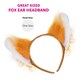 image 6 of Mr Fox Accessory Set - Ears, Tail, Tie & Facepaint Orange | One Size
