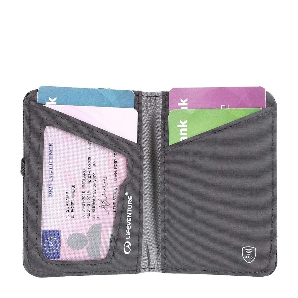 image 1 of Lifeventure RFiD Blocking Slim Card Wallet Holder Blue | Navy