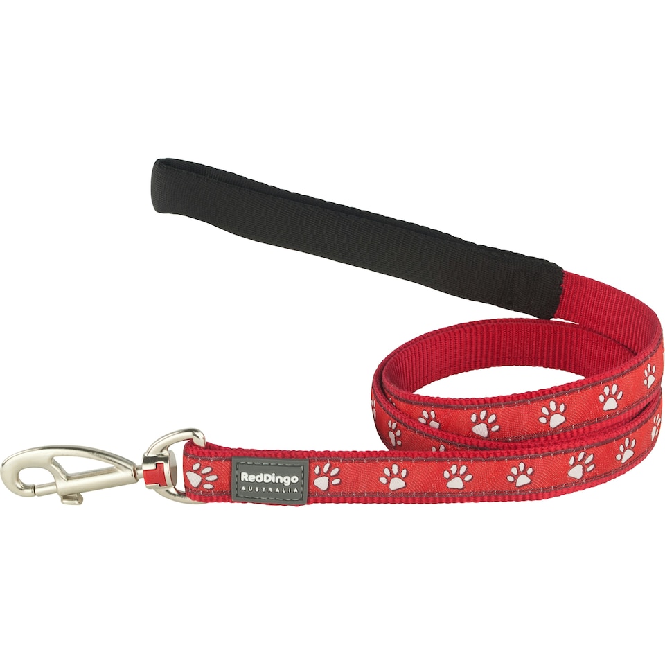 Dog Lead Design Desert Paws Red 1.2m Red | S