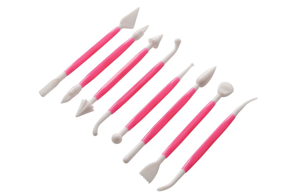 image 1 of Hallie 8Pc Cake Decorating Modelling Tool Set