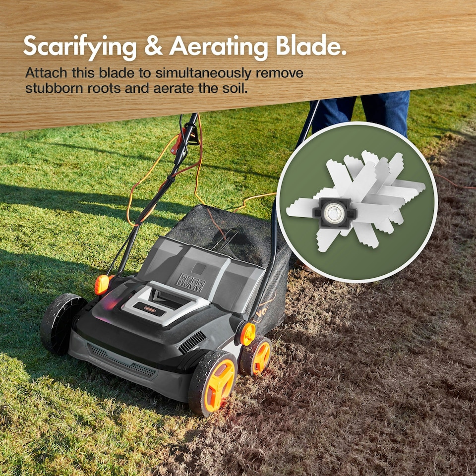 image 1 of VonHaus Lawn Scarifier 1600W