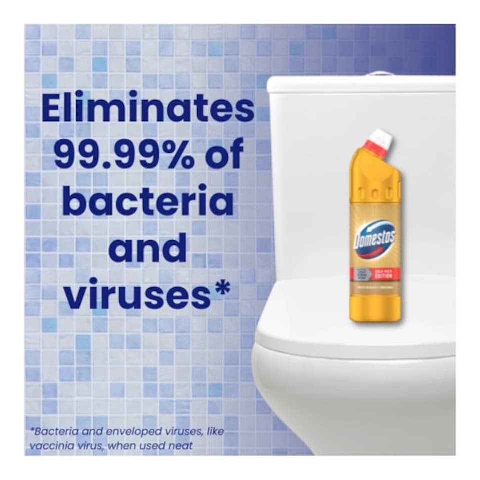 image 1 of Domestos Original Gold Pack Edition Thick Bleach 750ml