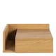 image 2 of Ashlan Square Bedside Table with 1 Drawers in Oak
