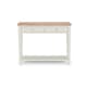 image 4 of Grey Lacquered Console Table with 2 Drawers Grey