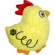 image 1 of Chicken Plush Dog Toy - Yellow - M-L