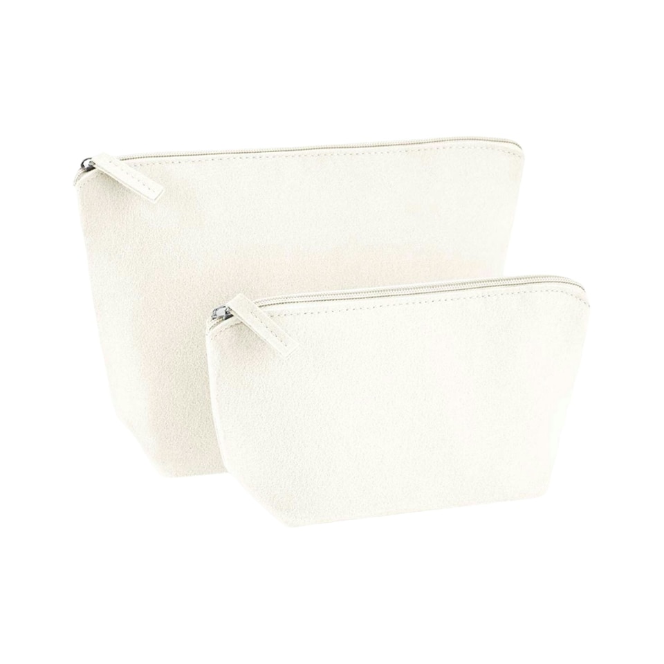 image 1 of Bagbase Felt Accessory Bag - Soft White - 16cm x 12.5cm x 6cm White