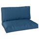 image 1 of Outsunny 2 Seat Pallet Cushions 20cm Thick Outdoor Seat Pads, Charcoal Grey 