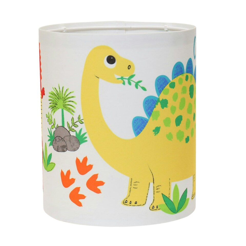 image 1 of Dinky Dinosaur Table or Ceiling Lampshade Multi | 18cm x 21cm