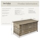 image 6 of Storage Box Kiruna - rattan garden furniture cushion storage 120 x 55 x 61.5 cm | Cream | nature | 121 x 56 x 60 cm | 1