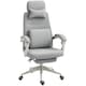 image 1 of Vinsetto Home Office Chair Reclining Computer Chair w/ Lumbar Support Grey