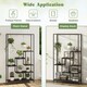 image 7 of COSTWAY 6-tier Plant Stand 180cm Corner Shelf Rack Black