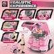 image 3 of Pink Take Apart Building Truck - Realistic Pretend Mechanic Toy for Kids