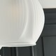 image 5 of Hamilton 5 Light Antique Brass Semi Flush Ceiling Light