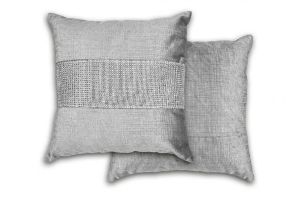 image 1 of Melia Cushion Cover Grey | Grey | Grey