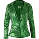 image 4 of Womens sequin jacket | Green | green | 1