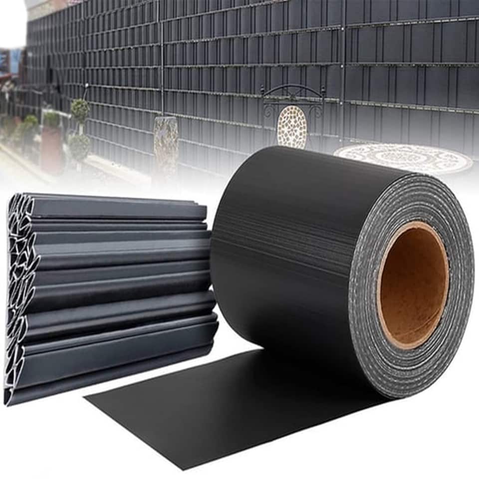 image 1 of Gr8 Garden Outdoor Garden Fence PVC Privacy film Screen Cover Panel Screening Roll 35mx19cm