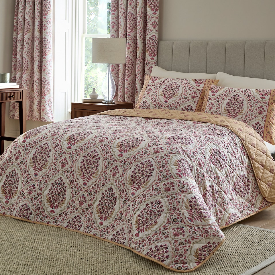 image 1 of D & D Ashmead Bedspread Berry