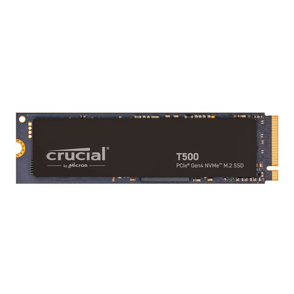 Crucial T500 1TB M.2 PCIe 4.0 Micron 3D TLC NAND Solid state drive - NVMe - Black CT1000T500SSD8 - 649528939241