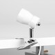 image 5 of ValueLights Adjustable Clamp On Desk Lamp Spotlight In Gloss White Finish
