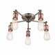 image 1 of Hal 5 Light Semi flush Aged Pewter, Aged Copper Plate, E27