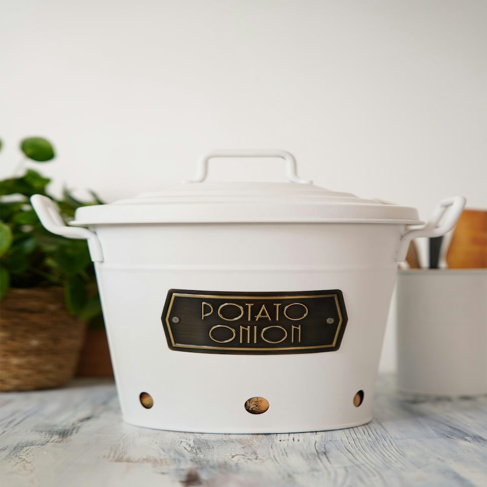 image 1 of White Potato And Onion Bin
