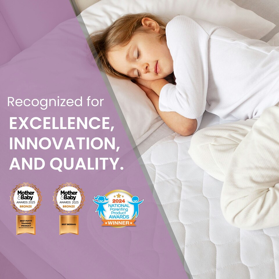 image 1 of Potty Training Bed Pads for Waterproof Protection - Bed Protector For Bed Wetting Toddlers & Children, Absolute Lifesaver for Your Mattress, 70x85 cm White | 1 pack | Small Single
