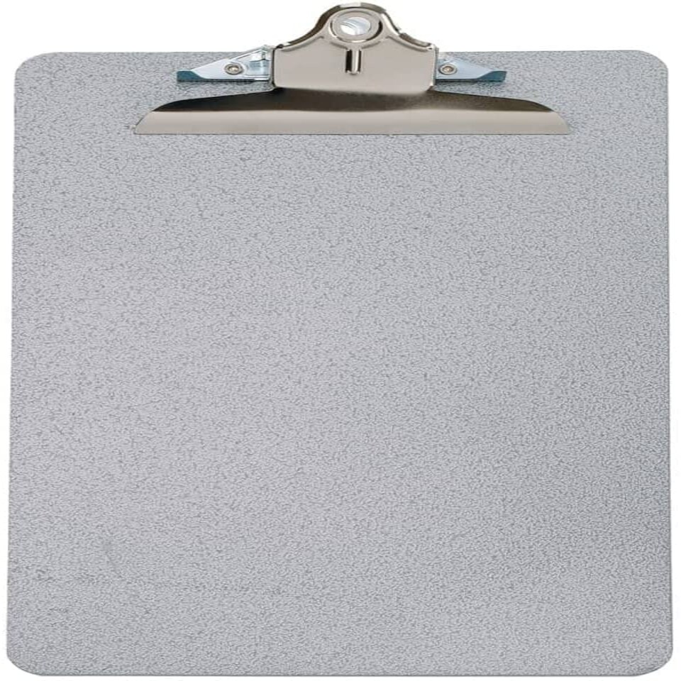 image 1 of Grey Metal Foolscap Clipboards by Q-Connect
