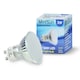 image 2 of ValueLights 12 Pack GU10 White Plastic Spotlight LED 3W Cool White 6500K 280lm Light Bulb