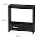 image 3 of Levede Narrow Side Table Slim End Table Sofa Accent Table Magazine Storage Shelf | Black | Black