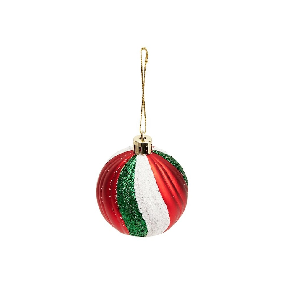 image 1 of Living and Home 16Pcs Christmas Hanging Ball Decorations