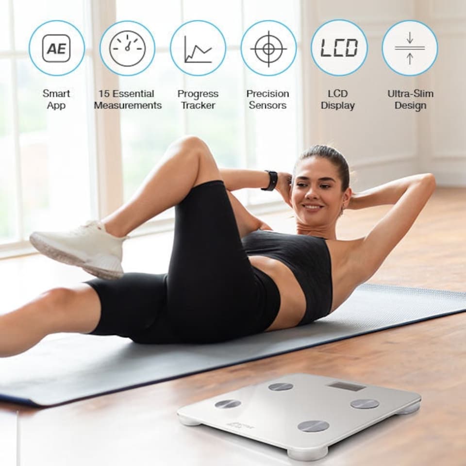 image 1 of Smart Bathroom Scales - V1 White