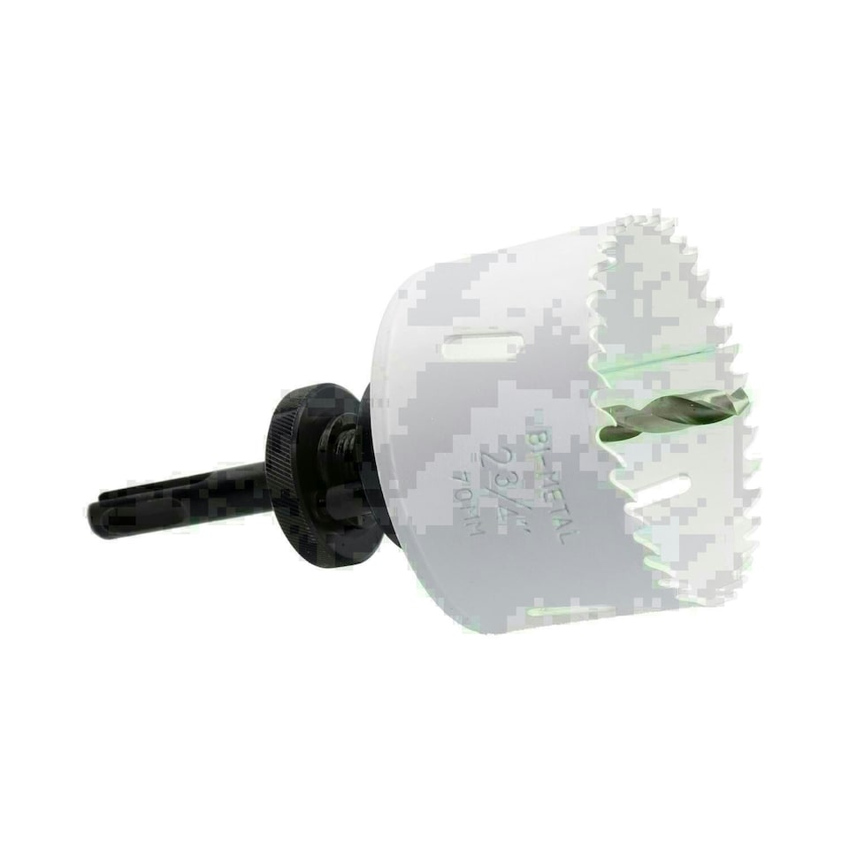 image 1 of Metric 70mm HSS Hole Saw Holesaw Bi-Metal Cutter with SDS Plus Arbor Adaptor