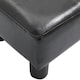 image 8 of HOMCOM Ottoman Footrest Seat Chair Footstool Small PU Leather Home Office Black